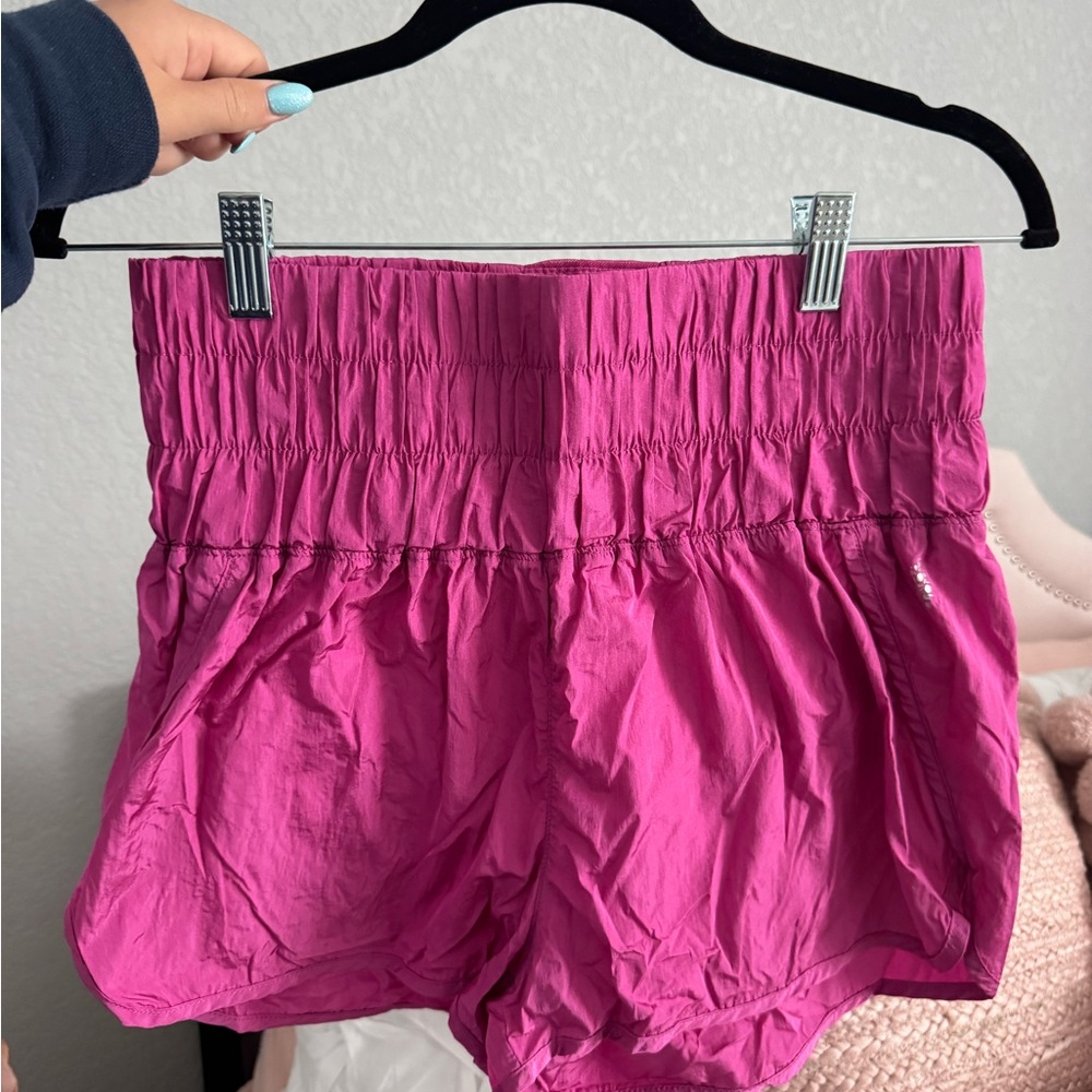 Free People Pink Athletic Shorts